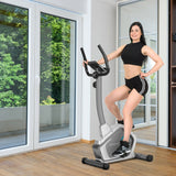 Bicicleta estática vertical magnética con resistencia de 8 niveles