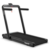 Cinta de correr plegable 2 en 1 de 4.75 HP con control remoto por aplicación
