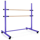 47 Inch Double Ballet Barre with Anti-Slip Footpads
