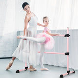 4 Feet Portable Ballet Barre with Adjustable Height