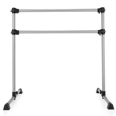 Barra doble de ballet de 4 pies con altura ajustable