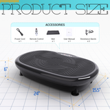 Mini Vibration Body Fitness Platform with Loop Bands