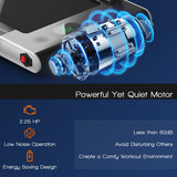 Cinta de Correr Plegable 2 en 1 con Control Remoto y Pantalla LED-Plateada