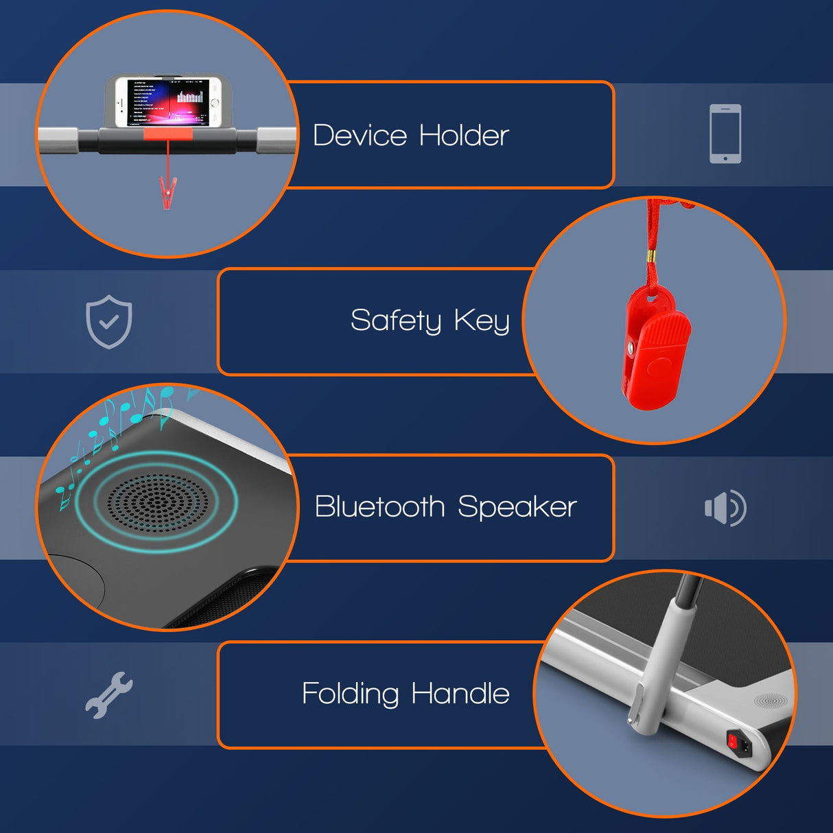 Cinta de Correr Plegable 2 en 1 con Control Remoto y Pantalla LED-Plateada