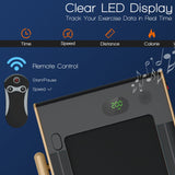 Cinta de Correr Plegable 2 en 1 con Control Remoto y Pantalla LED-Dorada
