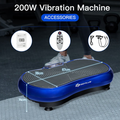 3D Vibration Plate Fitness Machine with Remote Control