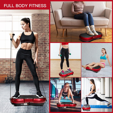 3D Vibration Plate Fitness Machine with Remote Control