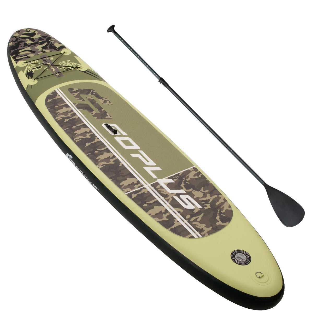 Tabla de surf inflable de 11 pies con remo y bolso