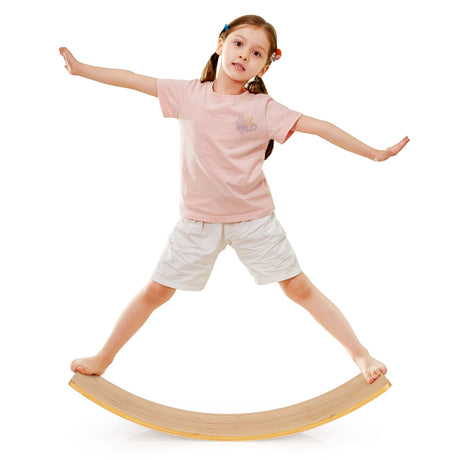 Tabla de equilibrio de madera de 35.5 pulgadas para niños pequeños y adultos