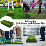 Alfombrillas de golf 3 en 1 con 3 tees de goma