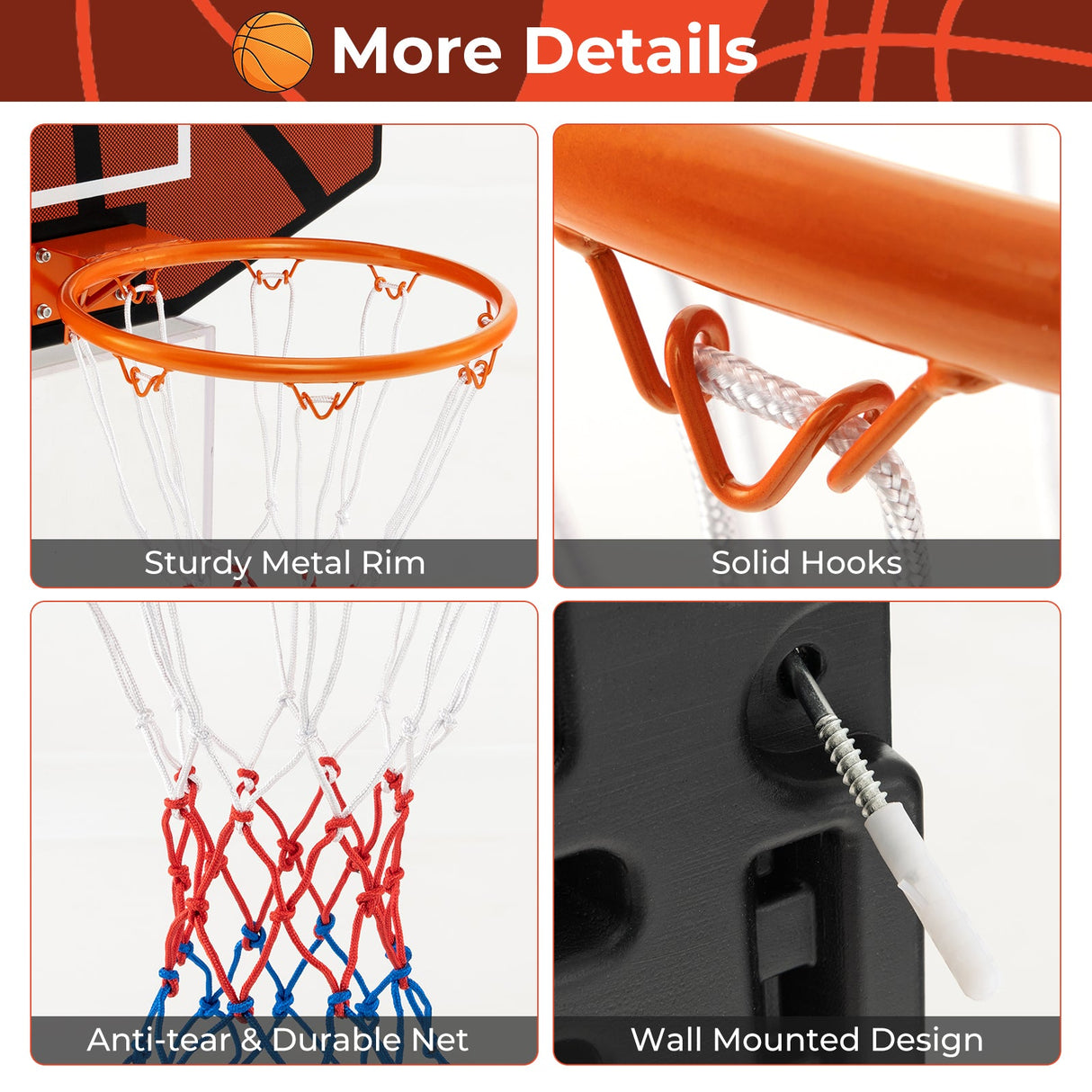 Partidos de baloncesto interiores y exteriores con tablero grande inastillable