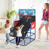 Juego de baloncesto arcade para niños con 4 balones y bomba de aire