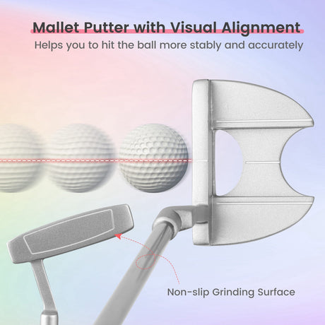 Juego completo de 9 palos de golf para mujer