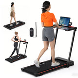 Cinta de correr plegable 3 en 1 con escritorio grande y pantalla LCD