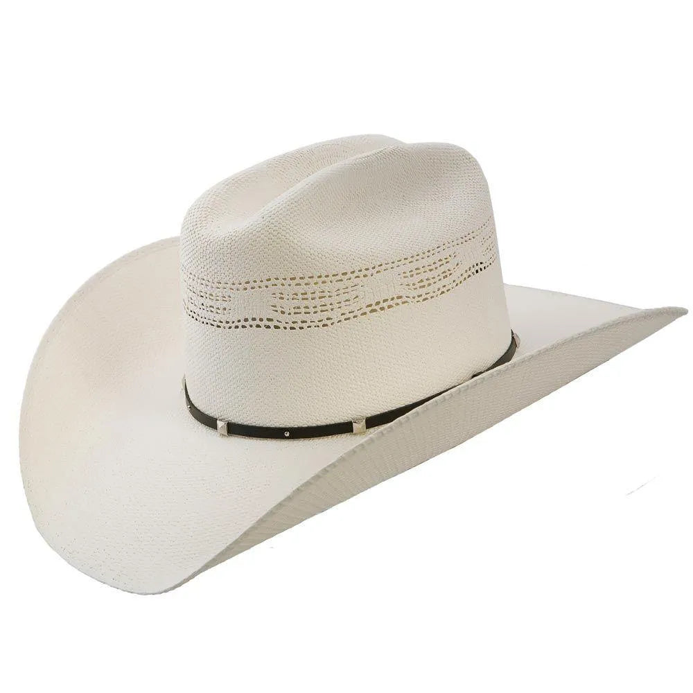 Stetson White Horse – Sombrero vaquero de paja Bangora