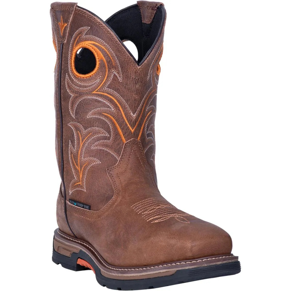 Dan Post Storm's Eye (Puntera de seguridad) - Botas de vaquero de cuero para hombre
