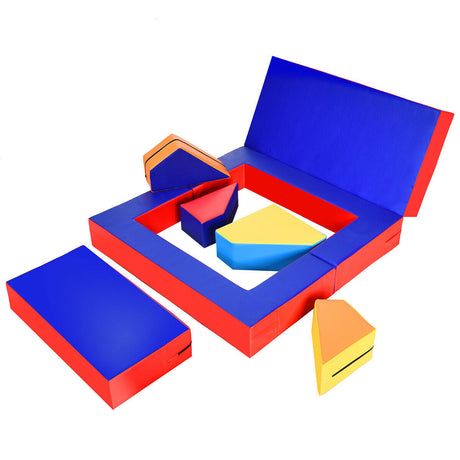 Juego de 4 figuras de espuma para gatear y trepar para niños pequeños