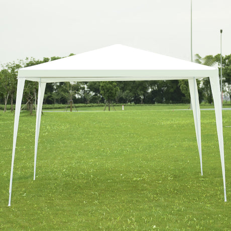 Carpa de dosel para boda al aire libre de 10 x 10 pies para patio trasero