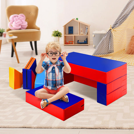 Juego de 4 figuras de espuma para gatear y trepar para niños pequeños