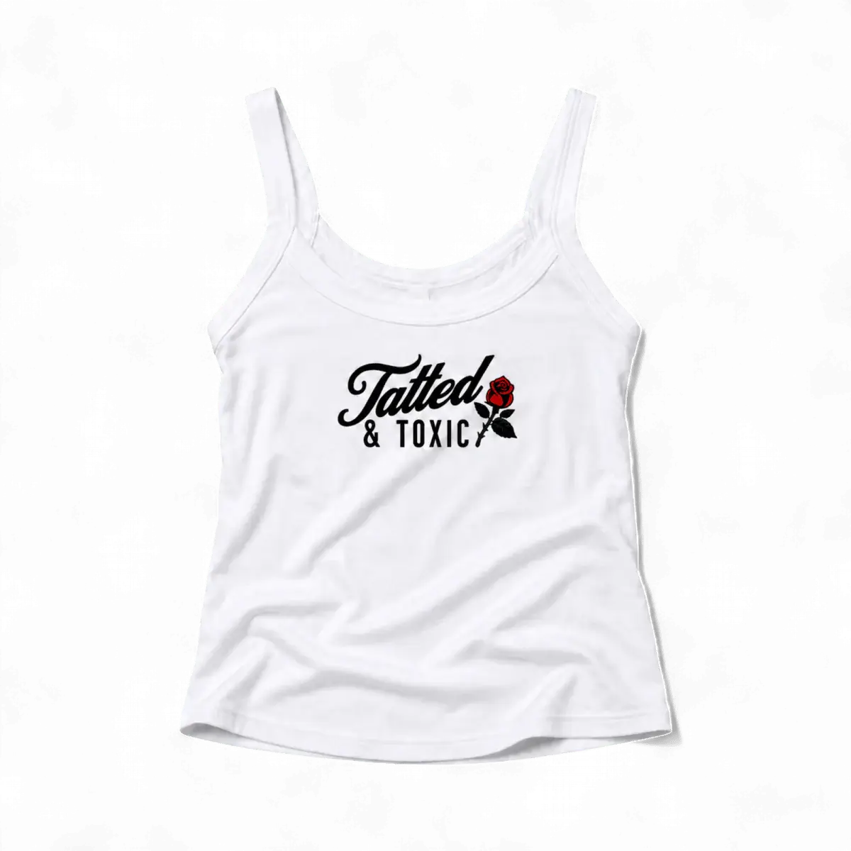 Camiseta sin mangas tatuada y tóxica