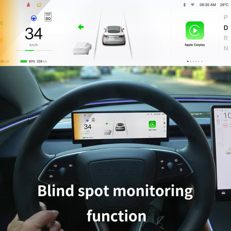 TESERY 10.88′′ Touch Screen Instrument Cluster Dashboard Display for Model 3/Y