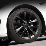 TESERY 18″ Wheel Caps S Plaid Style for Tesla Model 3 (4PCS)