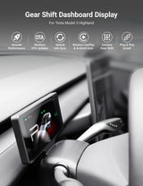 TESERY 7′′ Gear Shift Touch Screen Dashboard Display for Model 3 Highland / Model Y Juniper