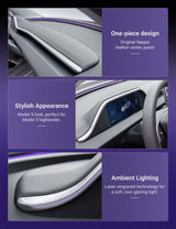 TESERY 8.9'' Dashboard Display with Ambient Lighting for Model 3 Highland / Model Y Juniper