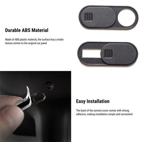 Tesery Camera Cover for Tesla Model 3 / Model Y (6 PCS)