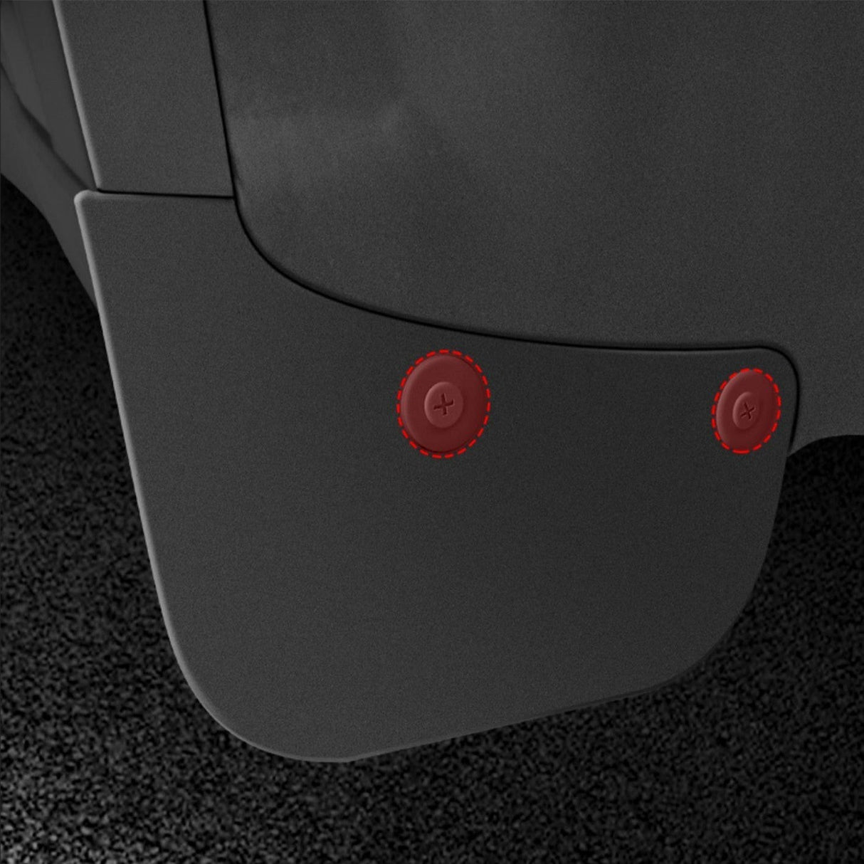 TESERY Hidden Form Mudflaps Kit for Model 3 Highland / Y (4PCS)