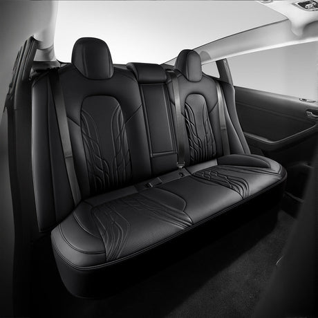 TESERY Nappa Leather Seat Covers for Model 3 Highland & Model Y Juniper