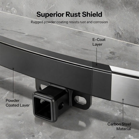 TESERY Trailer Tow Hitch for Model Y | 6500 lbs Capacity | No-Drill Install