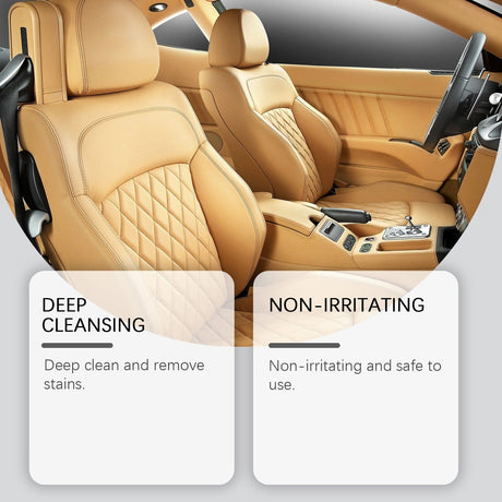 Tesla Interior Cleaner & Stain Remover for Vegan Leather | Safe on Model 3, Y, S, X Seats, Dash & Console