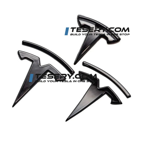 Tesla Logo "T" Emblem for Model 3 / Y (Set of 3)