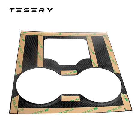 Tesla Model 3 / Y Center Console Wrap Cover  (Gen. 1 & 2 & 3) - Carbon Fiber Interior Mods