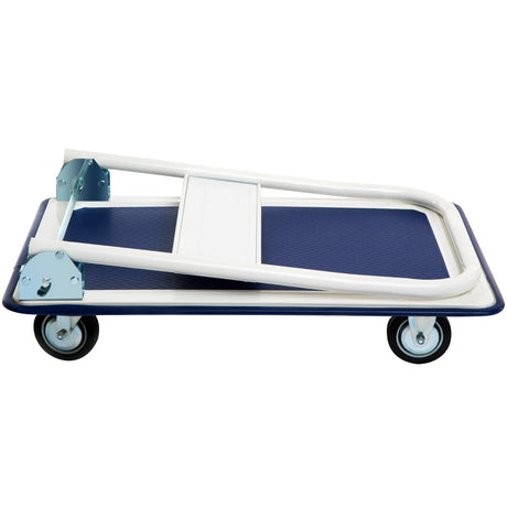 Carretilla de plataforma plegable de 150 kg para almacén