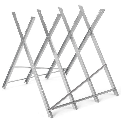 Caballlete de sierra plegable portátil de acero de alta resistencia de 220 lb