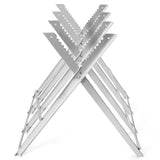 Caballlete de sierra plegable portátil de acero de alta resistencia de 220 lb