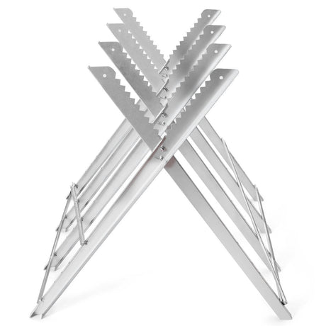 Caballlete de sierra plegable portátil de acero de alta resistencia de 220 lb