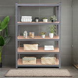 71 inch Heavy Duty Steel Adjustable 5 Level Storage Shelves