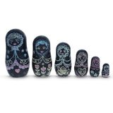 Chalkboard Nesting Doll Set with Color Chalks Gift Boxed