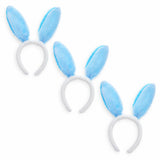 Blue Bunny Ear Headbands Set of 3 Easter Costume Accessories