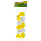 Set of 10 Bunny and Chick Easter Eggs Fillable Plastic Eggs Cute Egg Hunt Party Supplies 2.25 Inches