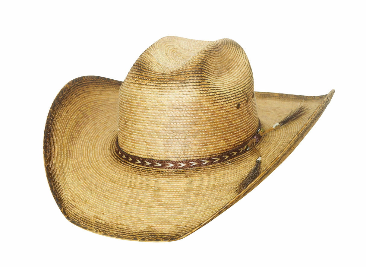 Bullhide Tornado Juice - Sombrero de vaquero (15X) de palma mexicana (liquidación)