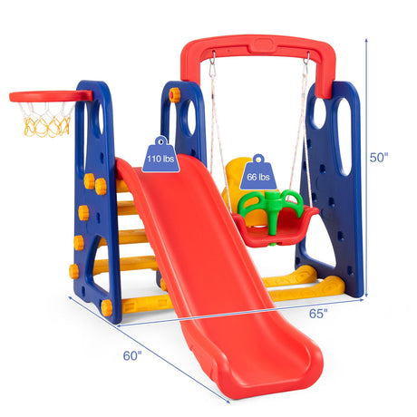 Juego de tobogán 3 en 1 para niños pequeños