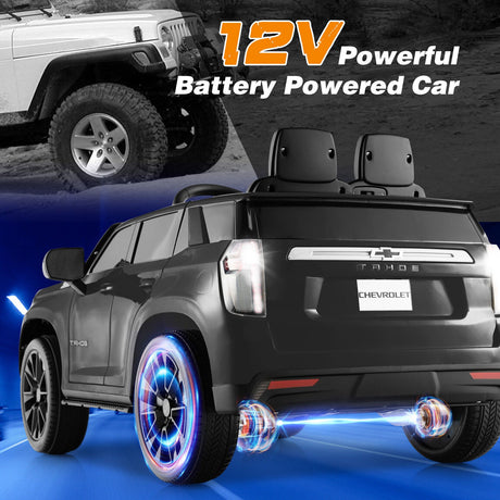 Coche montable de 12V para niños con control remoto 2.4G