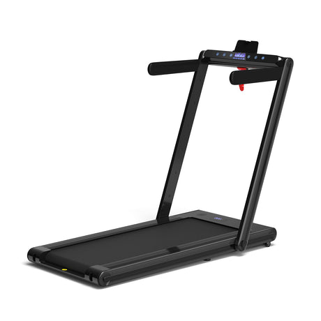 Cinta de correr plegable 2 en 1 con doble pantalla LED