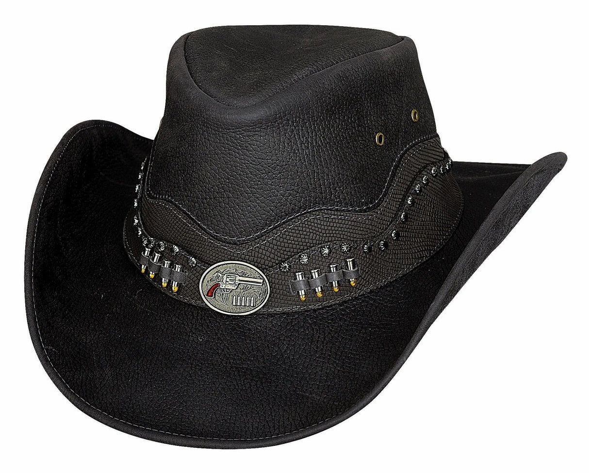 Sombrero Vaquero de Cuero - Bullhide Truth Or Consequences