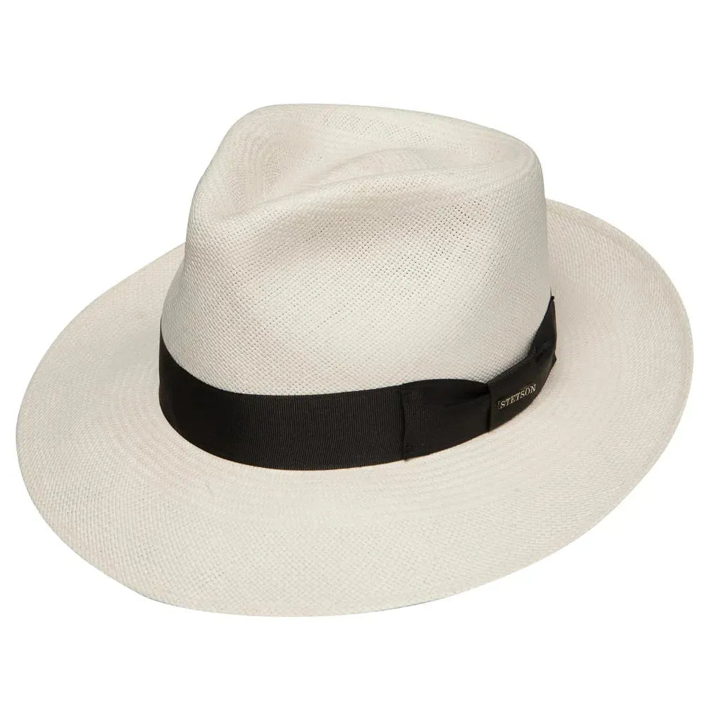 Sombrero Fedora Stetson Adventurer - Paja Panamá de Shantung