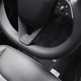 Alcantara Steering Wheel Panel for Model 3 Highland / Y Juniper | 2 Options